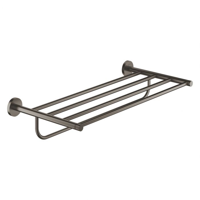 Półka na ręczniki GROHE Essentials metalowa długość 550 mm szerokość 270 mm brushed hard graphite | 40800AL1