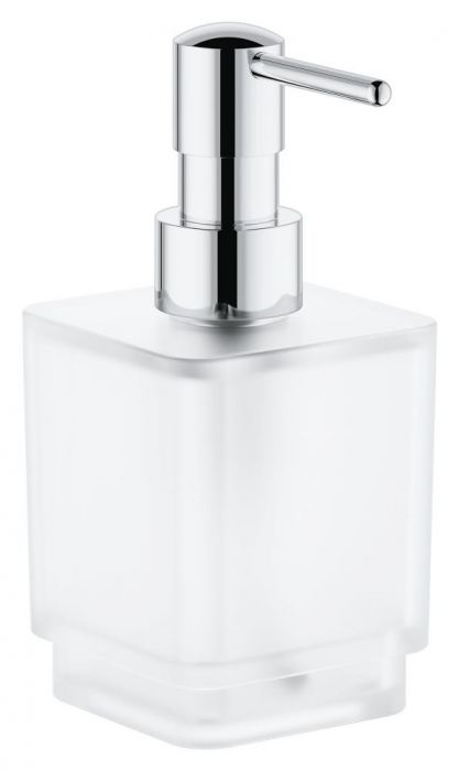 Dozownik mydła w płynie ścienny GROHE Selection Cube metal 72 x 151 mm chrom | 40805000