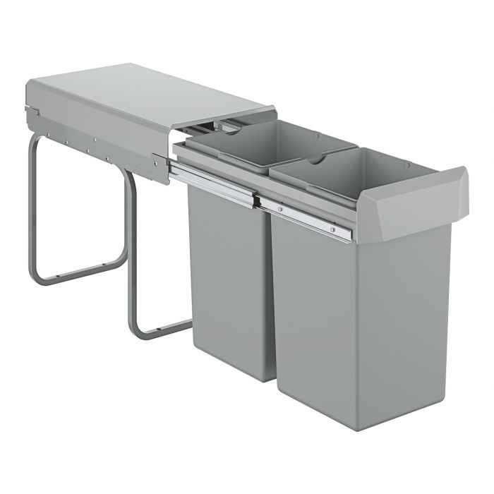 System sortowania odpadów kompatybilny z Grohe Blue Home i Grohe Red z bojlerem w rozmiarze M i L w pełni wysuwana GROHE Blue | 40855000