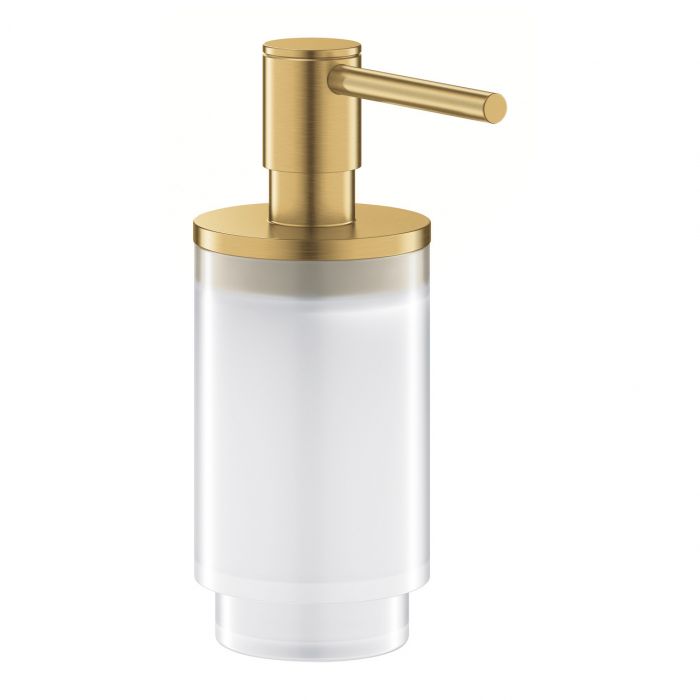 Dozownik do mydła w płynie GROHE Selection szklany 142 x 57 mm brushed cool sunrise | 41028GN0