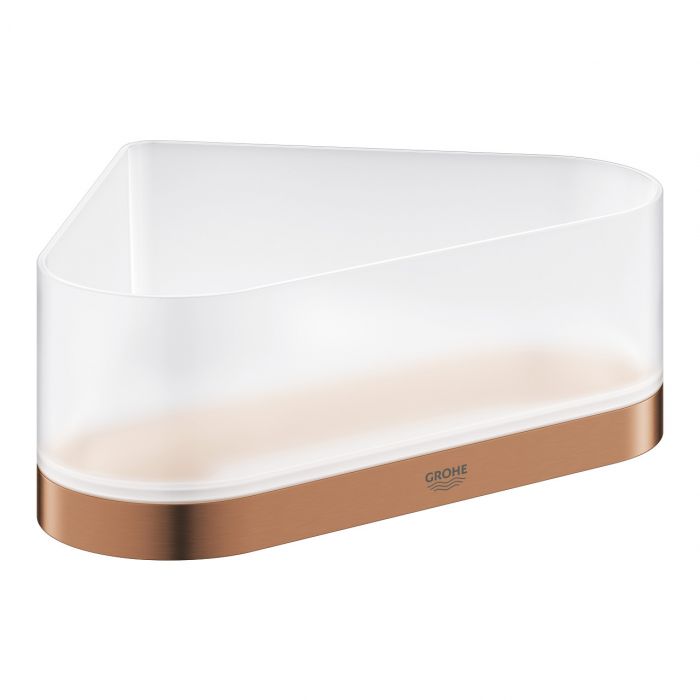 Półka prysznicowa narożna GROHE Selection ukryte mocowanie 168 x 168 x 85 mm brushed warm sunset | 41038DL0