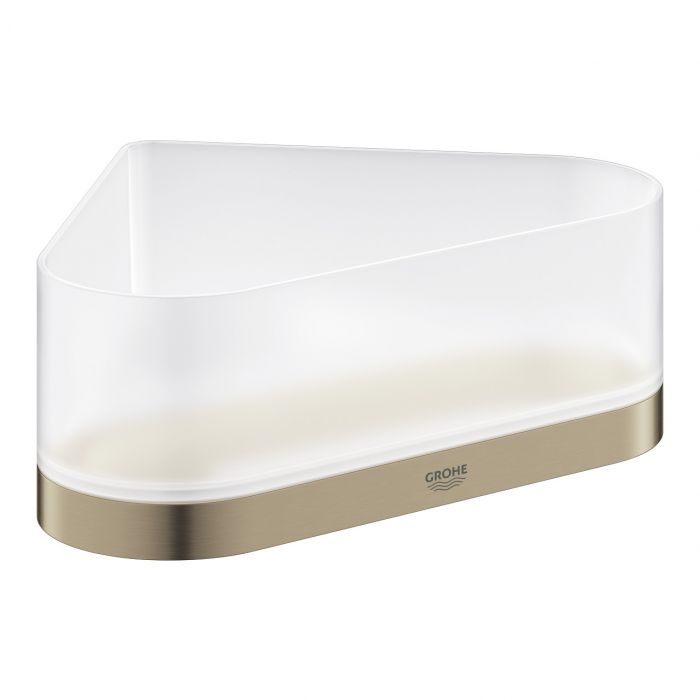 Półka prysznicowa narożna GROHE Selection ukryte mocowanie 168 x 168 x 85 mm brushed nickel  | 41038EN0