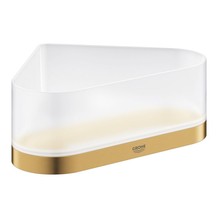 Półka prysznicowa narożna GROHE Selection ukryte mocowanie 168 x 168 x 85 mm brushed cool sunrise | 41038GN0