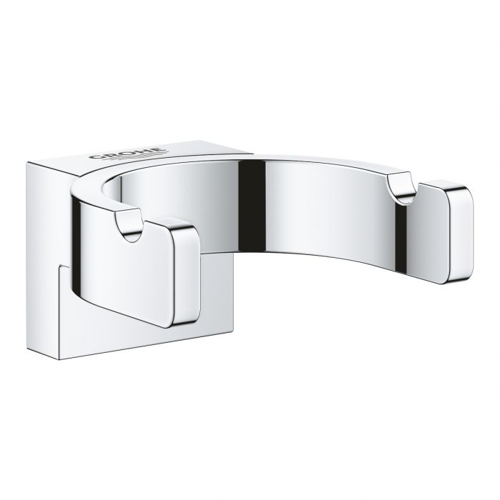 Wieszak podwójny GROHE Selection ukryte mocowanie metalowy 30 x 58 x 56 mm chrom | 41049000