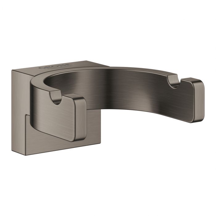 Wieszak podwójny ścienny GROHE Selection ukryte mocowanie metalowy 30 x 58 x 56 mm brushed hard graphite | 41049AL0
