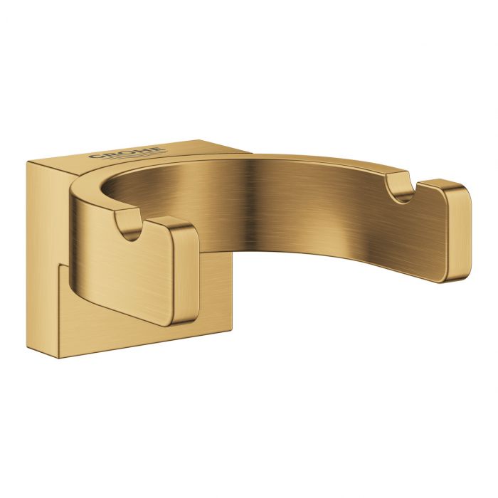 Wieszak podwójny GROHE Selection ukryte mocowanie metalowy 30 x 58 x 56 mm brushed cool sunrise | 41049GN0