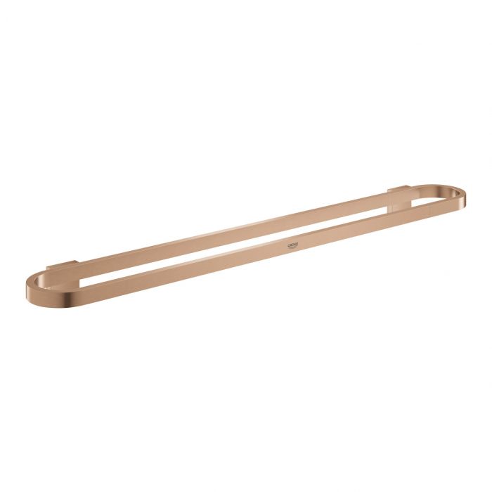 Wieszak na ręcznik kąpielowy GROHE Selection ukryte mocowania metalowy 600 x 85 mm brushed warm sunset | 41056DL0