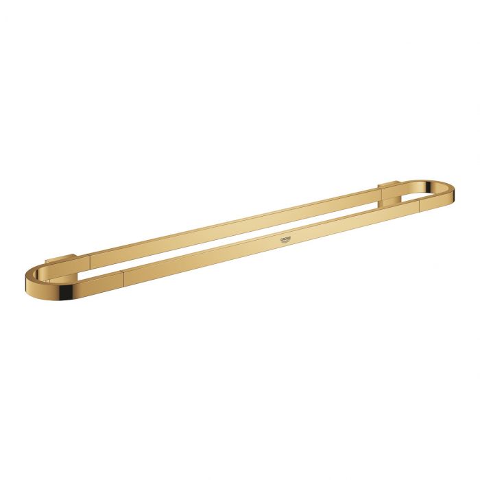 Wieszak na ręcznik kąpielowy GROHE Selection ukryte mocowania metalowy 600 x 85 mm cool sunrise | 41056GL0