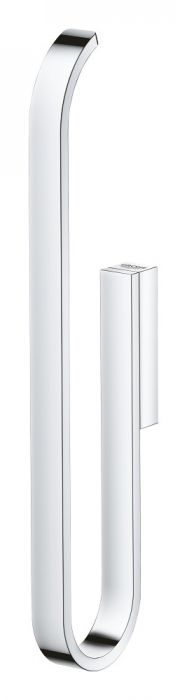 Uchwyt na zapasowy papier toaletowy GROHE Selection model ścienny, ukryte mocowania metal 62 x 240 mm chrom | 41067000