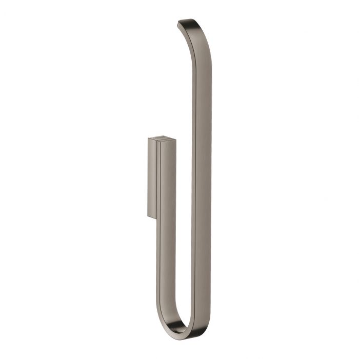 Uchwyt na zapasowy papier toaletowy ścienny GROHE Selection ukryte mocowania metalowy 62 x 240 mm brushed hard graphite | 41067AL0
