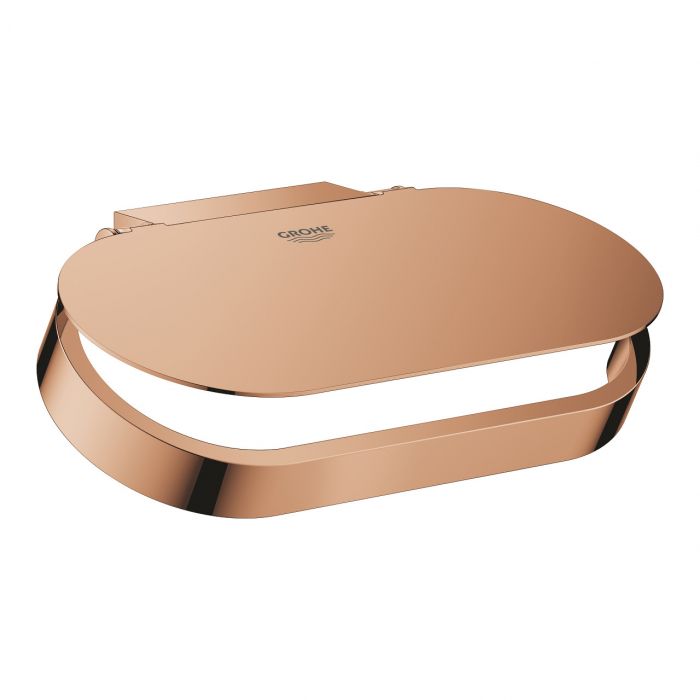 Uchwyt na papier ścienny GROHE Selection z pokrywą i ukrytymi mocowaniami metalowy warm sunset | 41069DA0