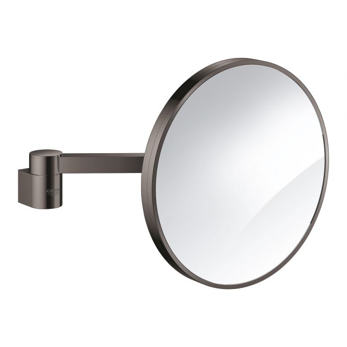 Lusterko ścienne powiększenie x7, bez oświetlenia GROHE Selection ukryte mocowanie hard graphite | 41077A00