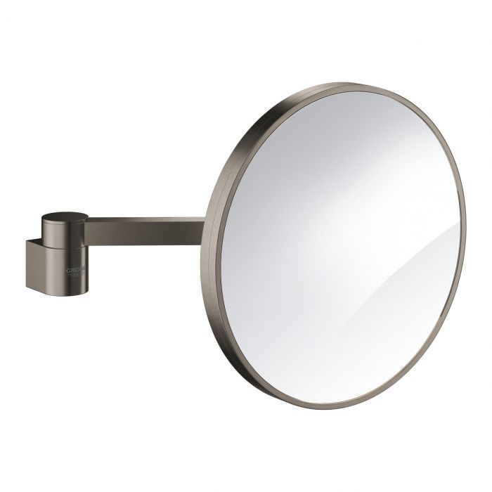 Lusterko ścienne GROHE Selection powiększenie x 7 brushed hard graphite  | 41077AL0