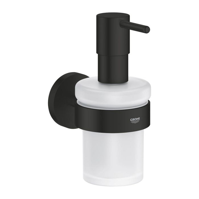 Dozownik do mydła z uchwytem GROHE Start matte black  | 411952430