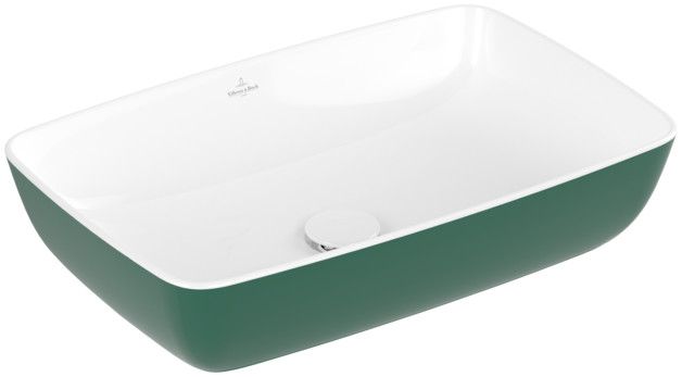Umywalka ceramiczna VILLEROY & BOCH Artis nablatowa prostokątny 580 x 385 x 130 mm forest | 417258BCS7