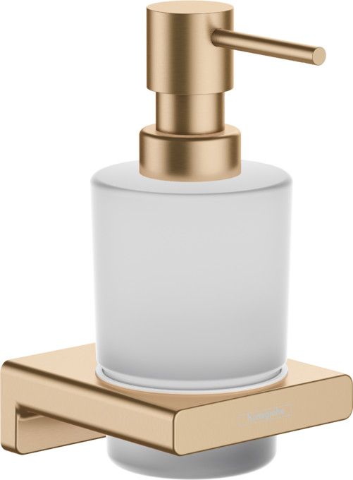 Dozownik mydła w płynie ścienny HANSGROHE AddStoris mocowanie kryte 158 x 91 mm, 200 ml brązowy szczotkowany | 41745140