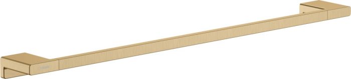 Wieszak na ręcznik kąpielowy ścienny HANSGROHE AddStoris z krytym mocowaniem metalowy 648 x 70 mm, rozstaw otworów: 626 mm brąz szczotkowany z materiałem montażowym | 41747140