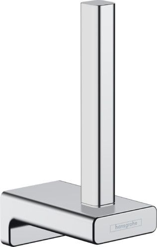 Uchwyt na papier toaletowy zapasowy ścienny HANSGROHE AddStoris kryte mocowanie metalowy 147 x 83 mm, rozstaw otworów: 26 mm chrom z materiałem montażowym | 41756000
