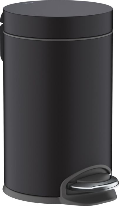 Pojemnik na śmieci wolnostojący HANSGROHE AddStoris z wyjmowaną wkładką, funkcja softclose z tworzywa pojemność: 3 l, 265 x 170 mm czarny matowy | 41775670