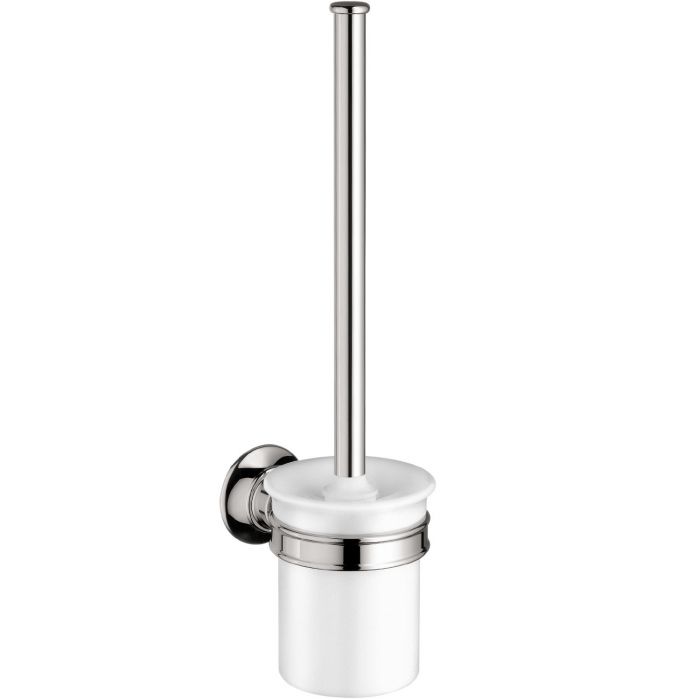 Pojemnik HANSGROHE Axor Montreux ze szczotką WC metalowo/porcelanowy nikiel szczotkowany | 42035820