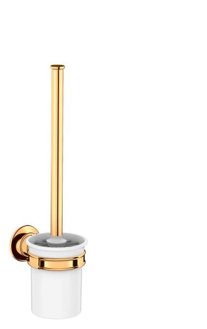 Pojemnik ścienny HANSGROHE Axor Montreux ze szczotką WC złoty optyczny polerowany | 42035990