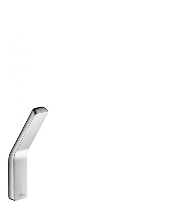 Haczyk pojedynczy ścienny HANSGROHE Axor Universal Accessories metal czarny chrom szczotkowany  | 42801340