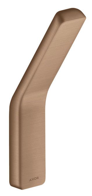 Haczyk pojedynczy HANSGROHE Axor Universal Accessories metalowy czerwone złoto szczotkowane | 42801310