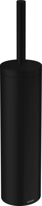 Szczotka toaletowa ścienna HANSGROHE Axor Universal Circular z pojemnikiem metalowa 91 x 428 mm czarna matowa z materiałem montażowym | 42855670