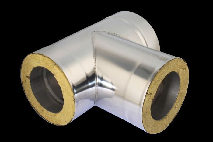 Trójnik 90° DN 130/200 KRZYSPOL system dwuścienny SD-1Ż | SD1ŻT90130200