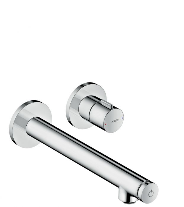 Bateria umywalkowa ścienna podtynkowa HANSGROHE Axor Uno 1-uchwytowa mosiądz chrom  | 45113000