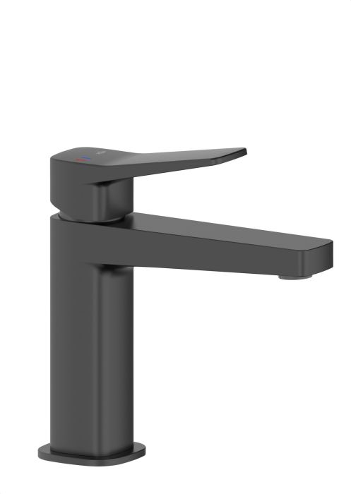 Bateria umywalkowa stojąca 1-otworowa ARMATURA KRAKÓW Malaga mosiądz black  | 452281581