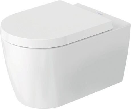 Set miska Rimless 57cm+deska SoftClose DURAVIT Me by Starck wiszący 37 x 57 cm biały błyszczący  | 452909AAA1
