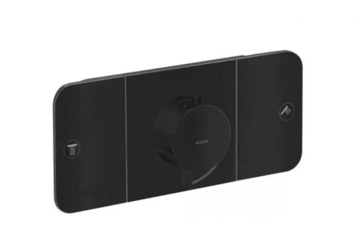 Moduł termostatyczny natynkowy HANSGROHE Axor One do baterii prysznicowej podtynkowej mosiężny czarny mat | 45712670