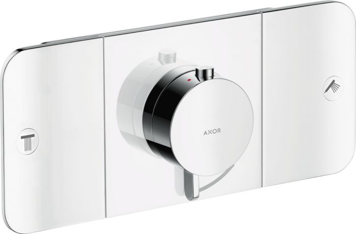 Moduł termostatyczny HANSGROHE Axor One 270 x 120 mm stal szlachetna optyczna  | 45712800