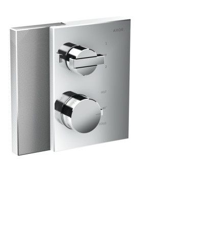 Element natynkowy HANSGROHE Axor Edge do baterii prysznicowej termostatycznej podtynkowej chrom | 46761000