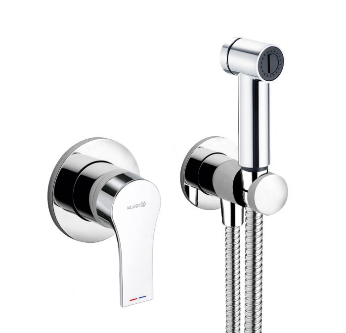 Zestaw prysznicowy do bidetu KLUDI ZENTA SL chrom | 489980565