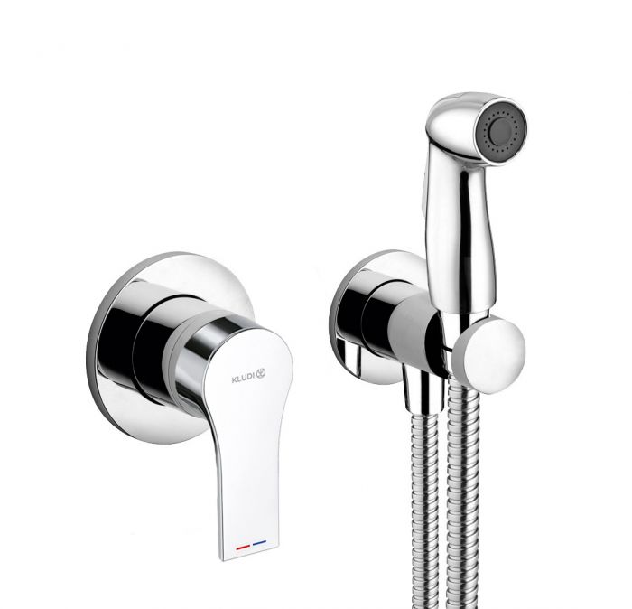 Zestaw prysznicowy do bidetu KLUDI ZENTA SL chrom | 489990565