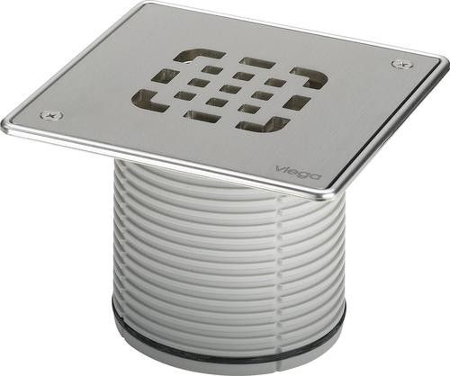 Nasadka systemowa przykręcana VIEGA Advantix 4934.6 z rusztem ze stali nierdzewnej 150 mm | 555467