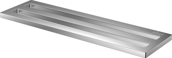 Wkład odpływu liniowego otwór wlotowy podwójny VIEGA Advantix Cleviva Visign C2 4981.60 ze stali nierdzewnej szczotkowanej 130 x 38 x 4 mm srebrny | 794101