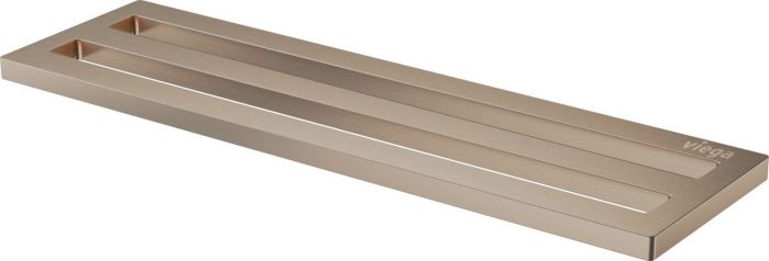 Wkład odpływu liniowego otwór wlotowy podwójny VIEGA Advantix Cleviva Visign C2 4981.60 ze stali nierdzewnej szczotkowanej 130 x 38 x 4 mm złoty  | 794200