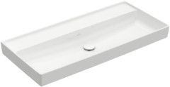 Umywalka ceramiczna VILLEROY & BOCH Collaro meblowa prostokątny bez otworu bez przelewu 1000 x 470 mm weiss alpin bez powłoki  | 4A33A301