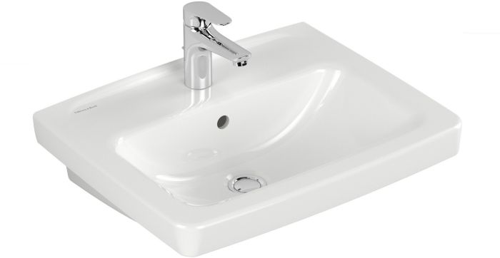 Umywalka VILLEROY & BOCH VITALLE NEWO PREMIO z otworem z przelewem 550 x 440 x 175 mm biały alpin  | 4A925501