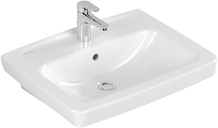 Umywalka VILLEROY & BOCH VITALLE NEWO PREMIO wisząca z otworem z przelewem 600 x 470 x 175 mm biały alpin | 4A926001
