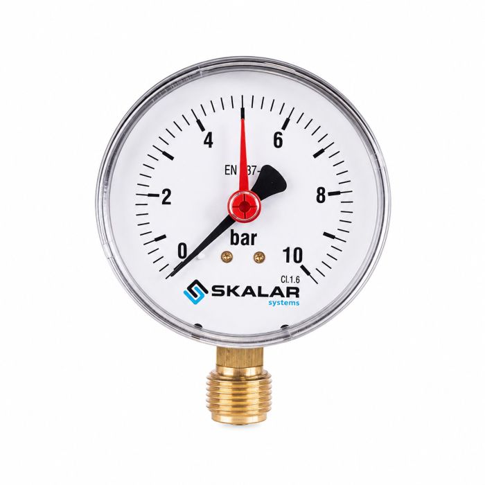 Manometr WATTS SKALAR 80 mm 1/2" 0-10bar | SKAPA4210BD11