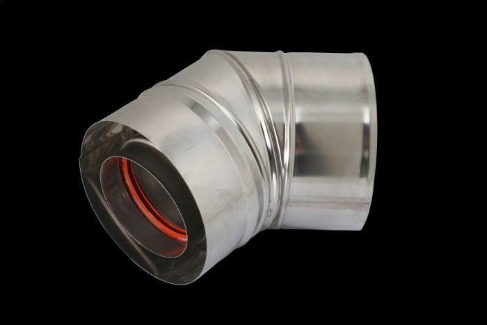 Kolano 45° SKKB system koncentryczny kondensacyjny DN 120/180