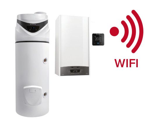 Pakiet 24 kW ARISTON ONE NUO 24 NET w zestawie: pompa ciepła NUOS PRIMO 240 sys HC (3069655), CLAS ONE SYSTEM 24 (3301031), Cube S Net czarny (3319126) | ZNONENUONET