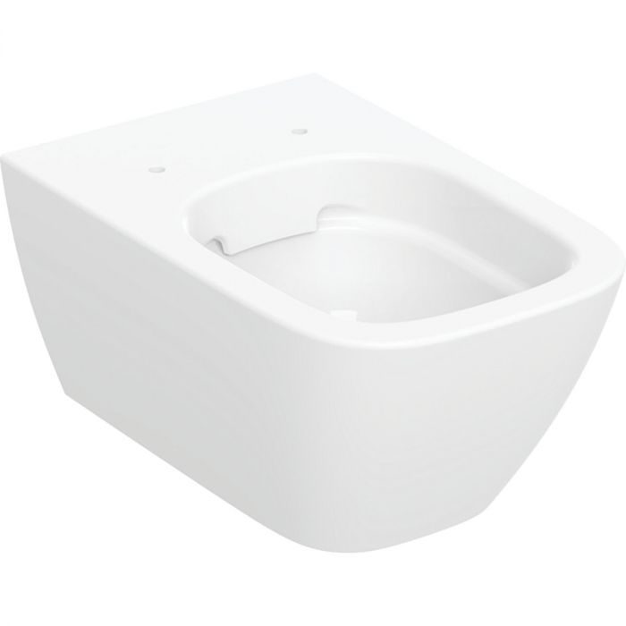 Miska WC ceramiczna wisząca GEBERIT SMYLE SQUARE lejowa Rimfree 35 x 54 cm biała | 500208011 #2