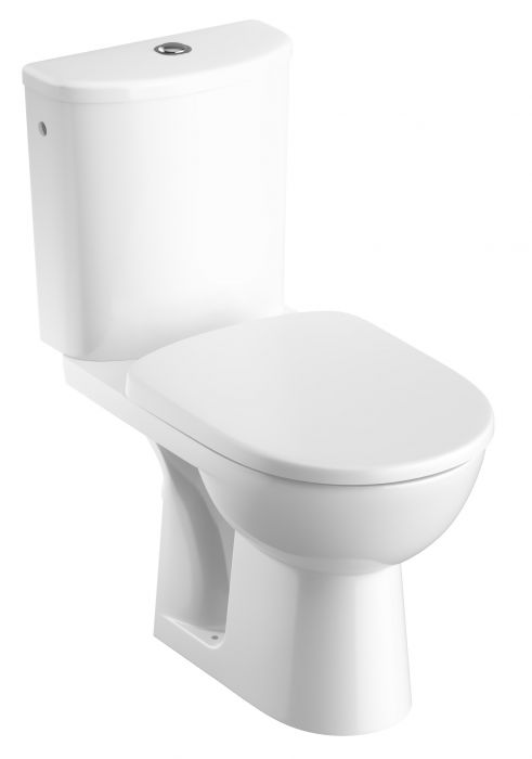 Miska WC ceramiczna stojąca GEBERIT SELNOVA lejowa 36 x 67 x 39 cm biała  | 500282015