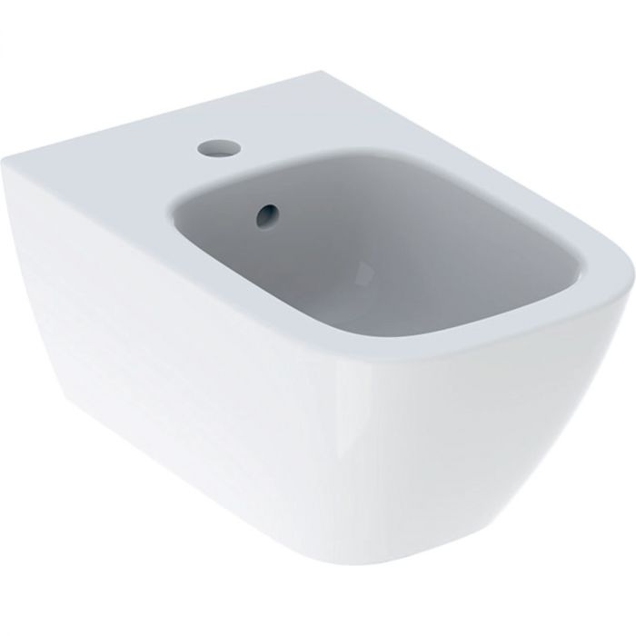 Bidet ceramiczny wiszący GEBERIT SMYLE SQUARE 35 x 26 x 54 cm biały | 500209011