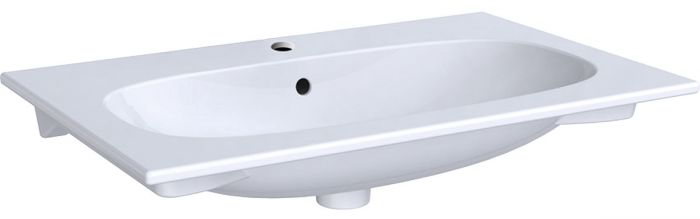 Acanto B75 umywalka meblowa z otworem z przelewem 750 x 480 x 168 mm biała